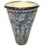 Mexican Talavera Planter Round HUGE Planter - Talavereado Azul1